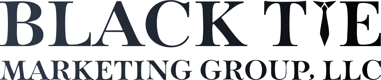 black tie marketing group navy to black